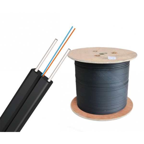 UltraLAN Fiber Bow Type Drop Cable (Black) - 2 Core